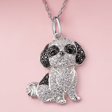 Collar + Colgante de Shih-Tzu | En Plata de Ley 925